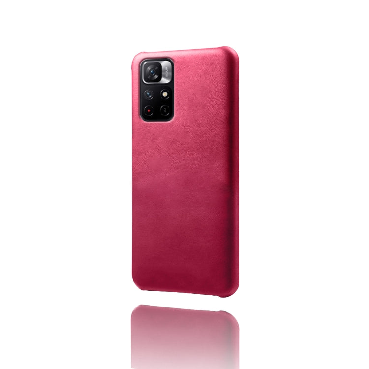 For Xiaomi Redmi Note 11T 5G Calf Texture PC + PU Phone Case