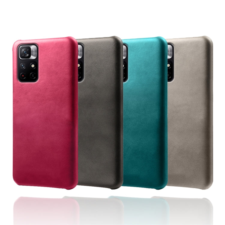 For Xiaomi Redmi Note 11T 5G Calf Texture PC + PU Phone Case