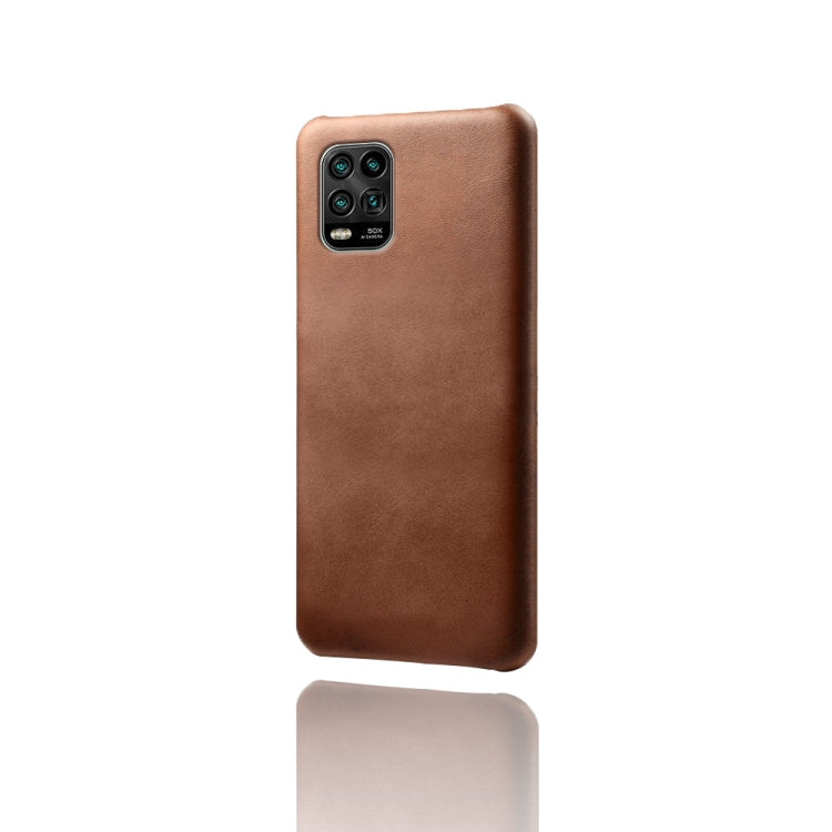 For Xiaomi Mi 10 Lite 5G / Mi 10 Youth 5G Calf Texture PC + PU Phone Case