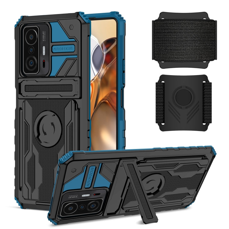 For Xiaomi 11T / 11T Pro Armor Wristband Phone Case