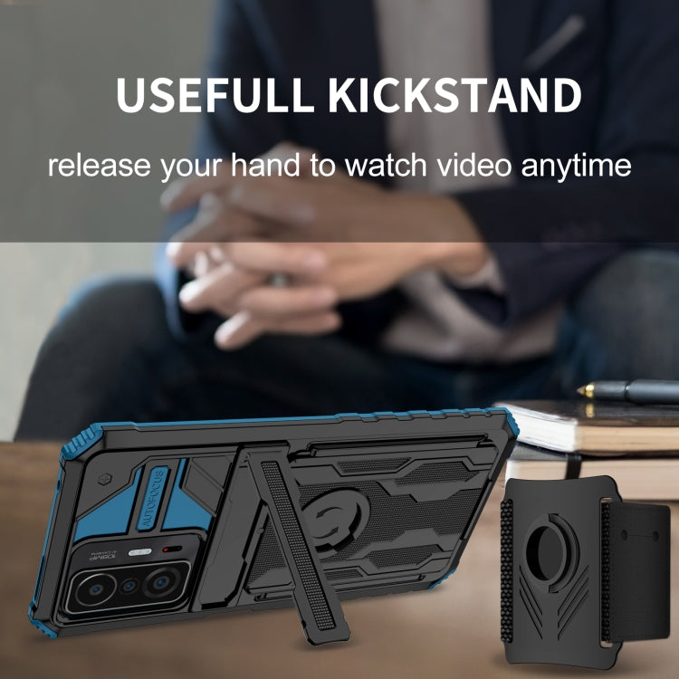 For Xiaomi 11T / 11T Pro Armor Wristband Phone Case