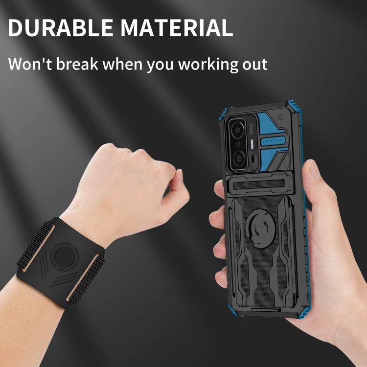 For Xiaomi 11T / 11T Pro Armor Wristband Phone Case