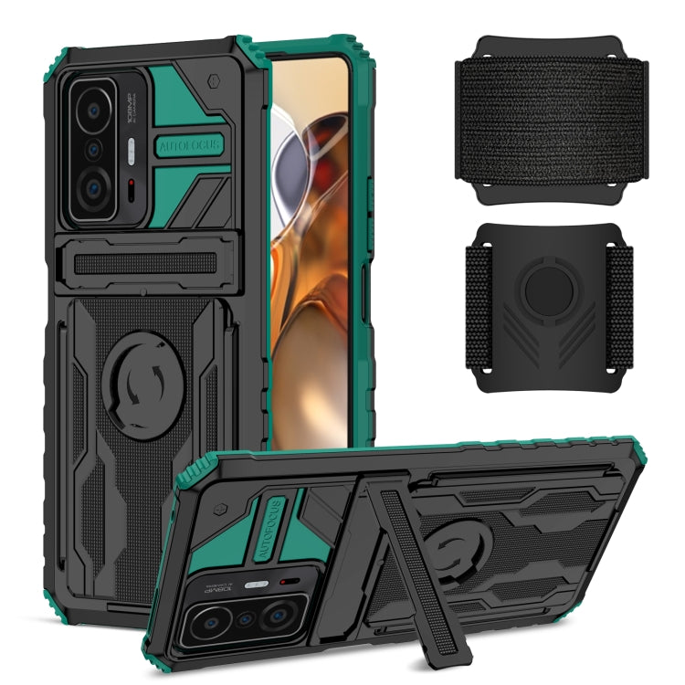 For Xiaomi 11T / 11T Pro Armor Wristband Phone Case