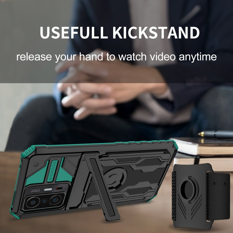 For Xiaomi 11T / 11T Pro Armor Wristband Phone Case