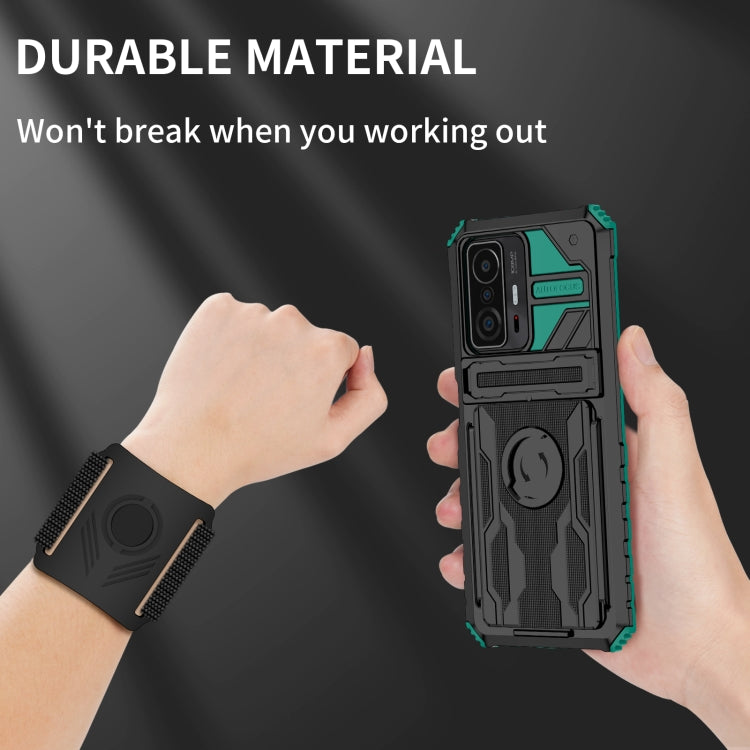 For Xiaomi 11T / 11T Pro Armor Wristband Phone Case