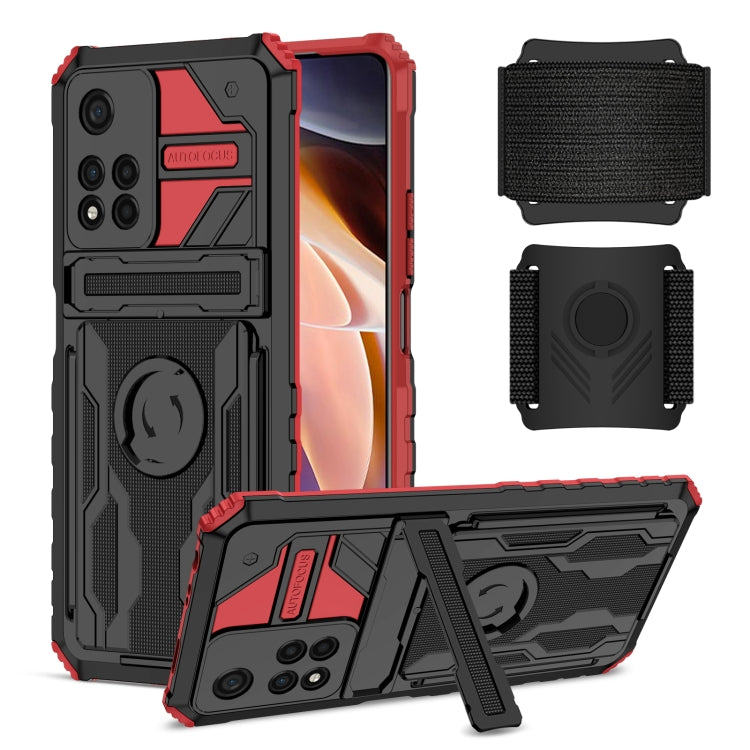 For Xiaomi Redmi Note 11 Pro Armor Wristband Phone Case