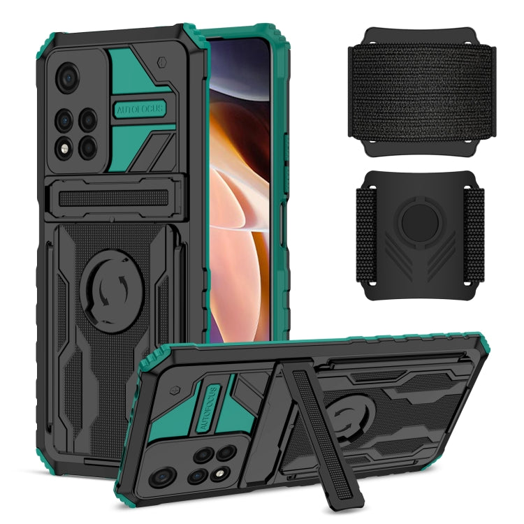For Xiaomi Redmi Note 11 Pro Armor Wristband Phone Case