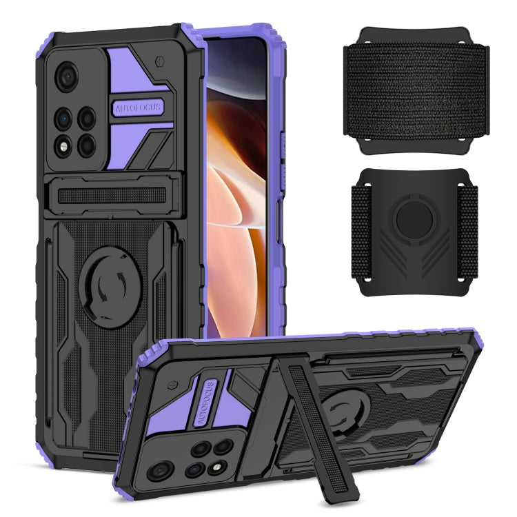 For Xiaomi Redmi Note 11 Pro Armor Wristband Phone Case