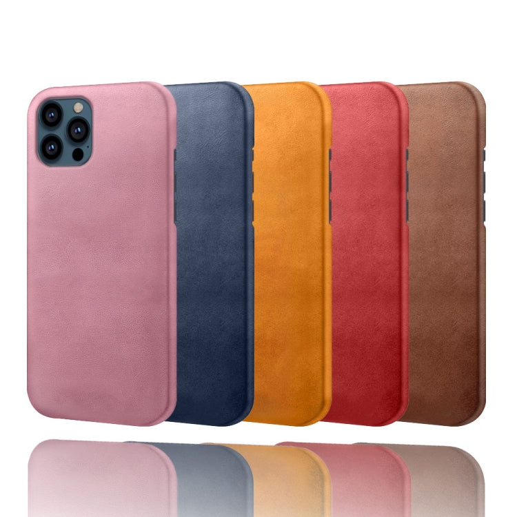 For iPhone 13 Pro Calf Texture PC + PU Phone Case