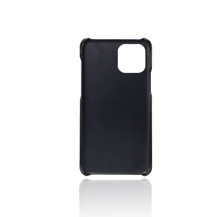 For iPhone 13 Calf Texture PC + PU Phone Case