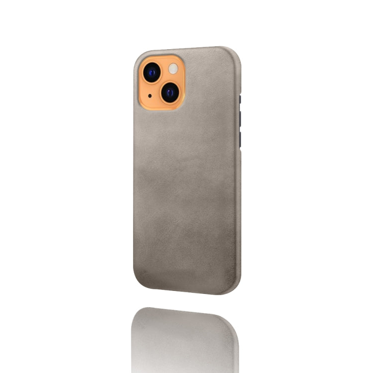 For iPhone 13 mini Calf Texture PC + PU Phone Case