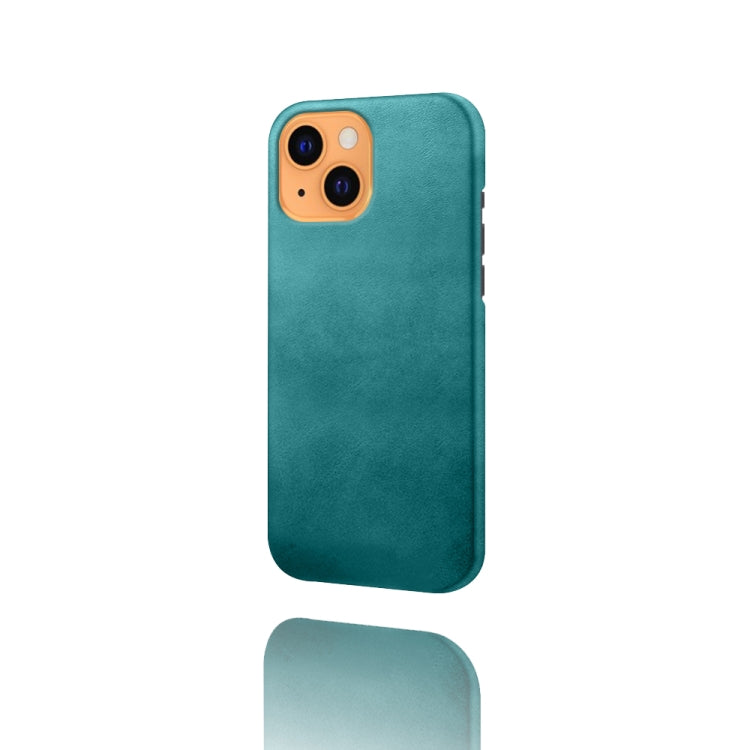 For iPhone 13 mini Calf Texture PC + PU Phone Case