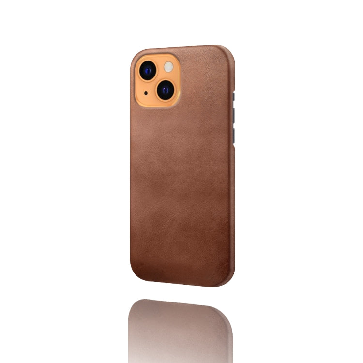 For iPhone 13 mini Calf Texture PC + PU Phone Case