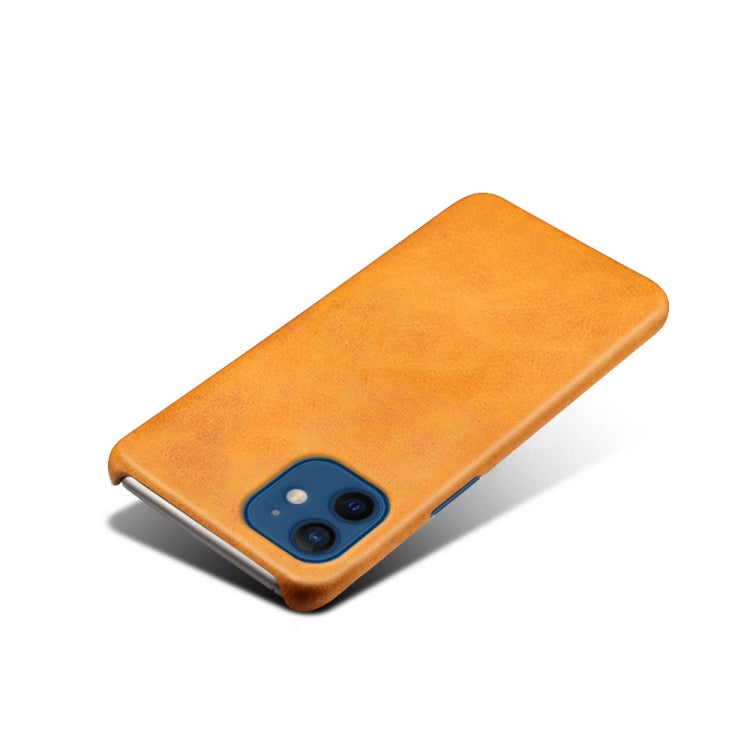 For iPhone 12 / 12 Pro Calf Texture PC + PU Phone Case