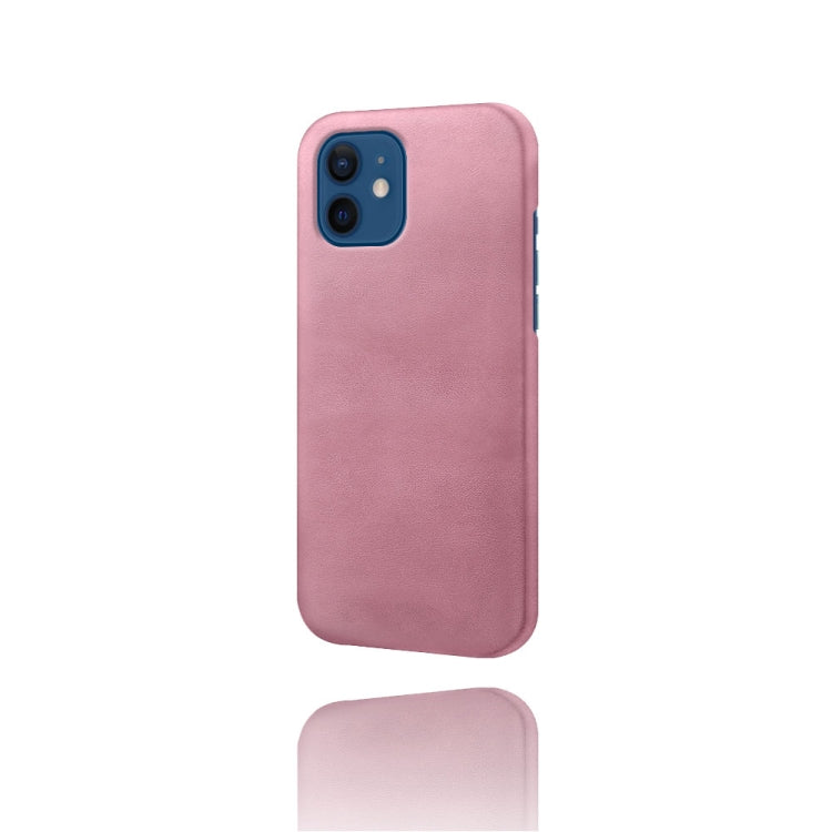 For iPhone 12 / 12 Pro Calf Texture PC + PU Phone Case