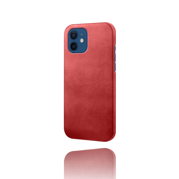 For iPhone 12 / 12 Pro Calf Texture PC + PU Phone Case