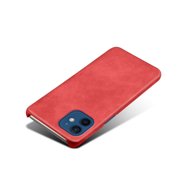 For iPhone 12 / 12 Pro Calf Texture PC + PU Phone Case