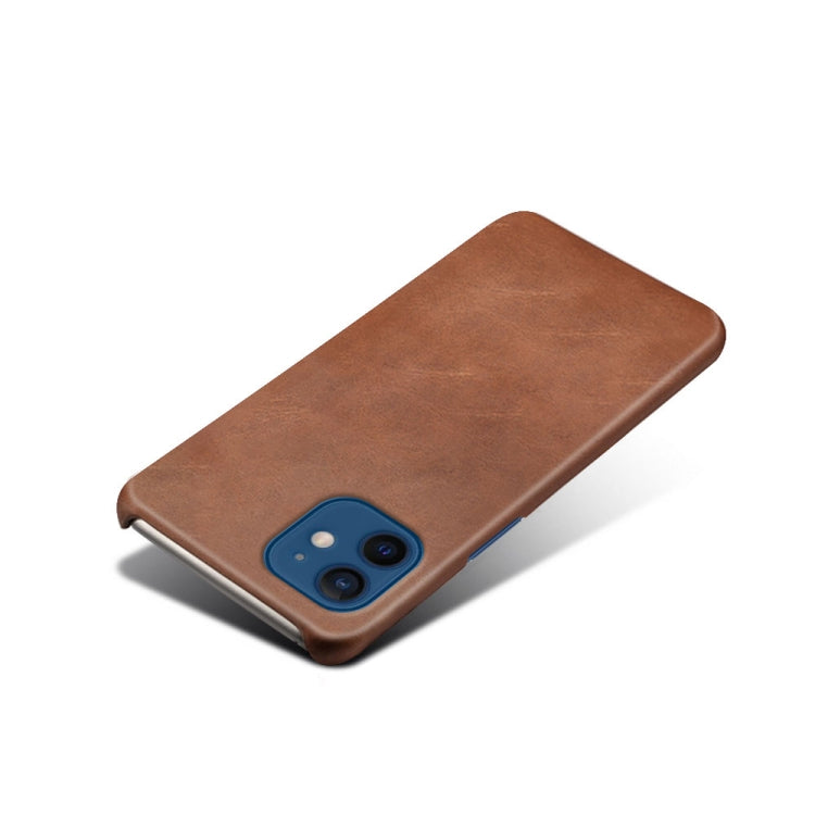 For iPhone 12 / 12 Pro Calf Texture PC + PU Phone Case