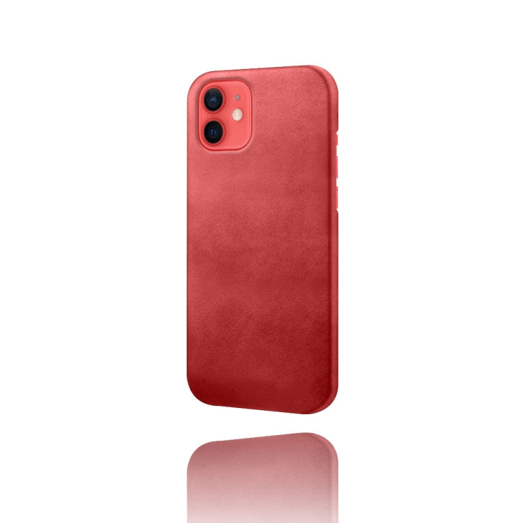 For iPhone 12 mini Calf Texture PC + PU Phone Case