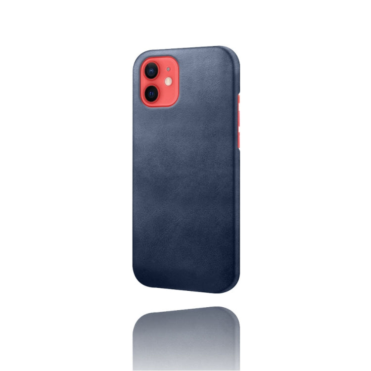 For iPhone 12 mini Calf Texture PC + PU Phone Case