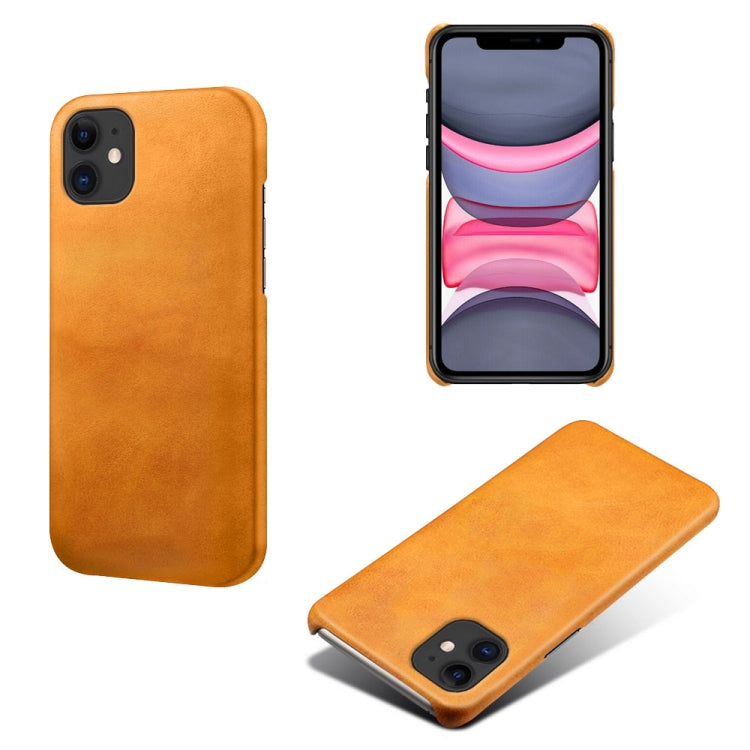 Calf Texture PC + PU Phone Case For iPhone 11