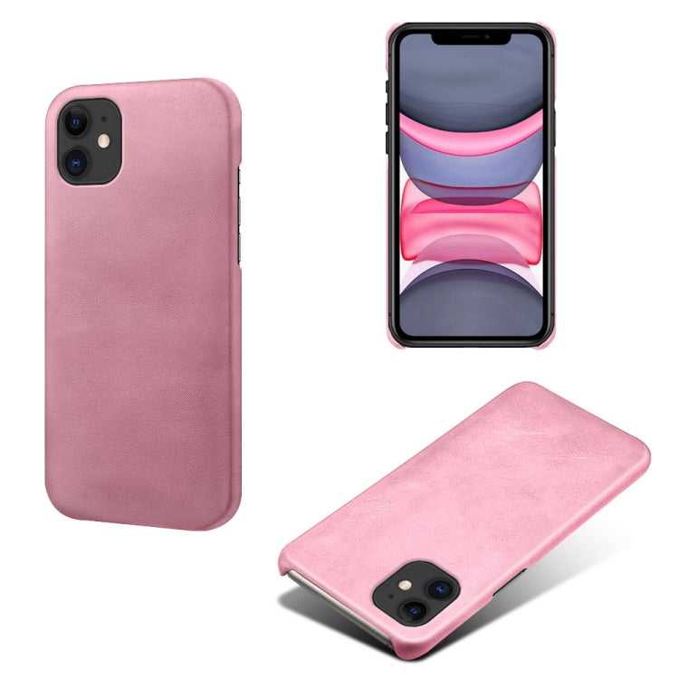 Calf Texture PC + PU Phone Case For iPhone 11
