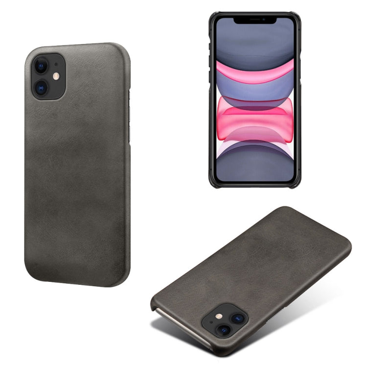 Calf Texture PC + PU Phone Case For iPhone 11
