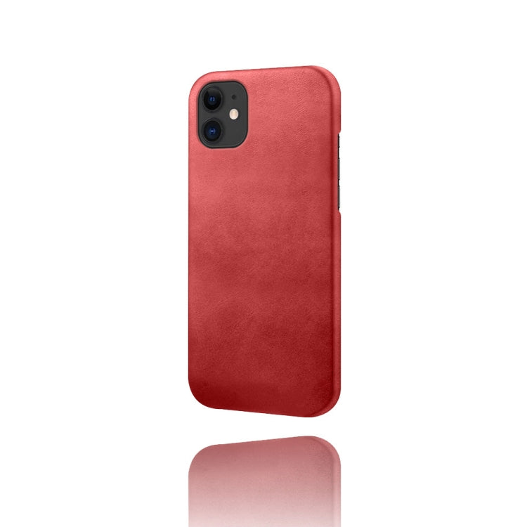 Calf Texture PC + PU Phone Case For iPhone 11