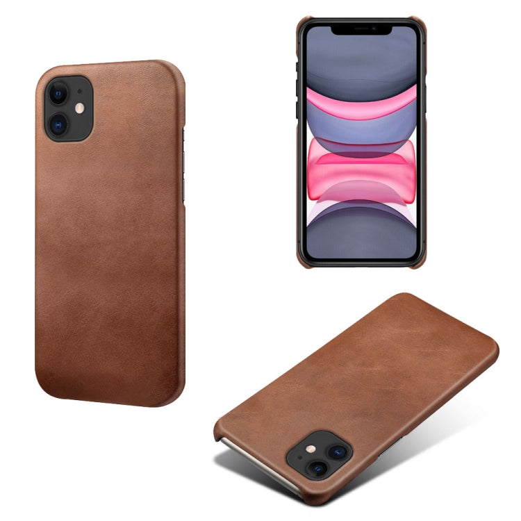 Calf Texture PC + PU Phone Case For iPhone 11
