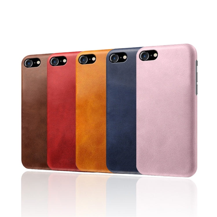 For iPhone SE 2022 / SE 2020 / 8 / 7 Calf Texture PC + PU Phone Case