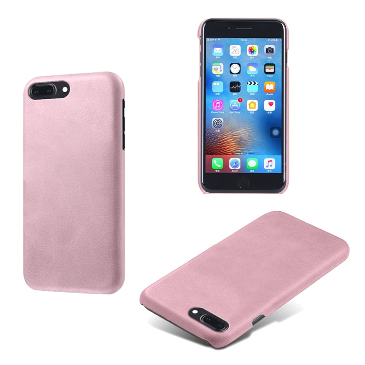 Calf Texture PC + PU Phone Case For iPhone 8 Plus & 7 Plus
