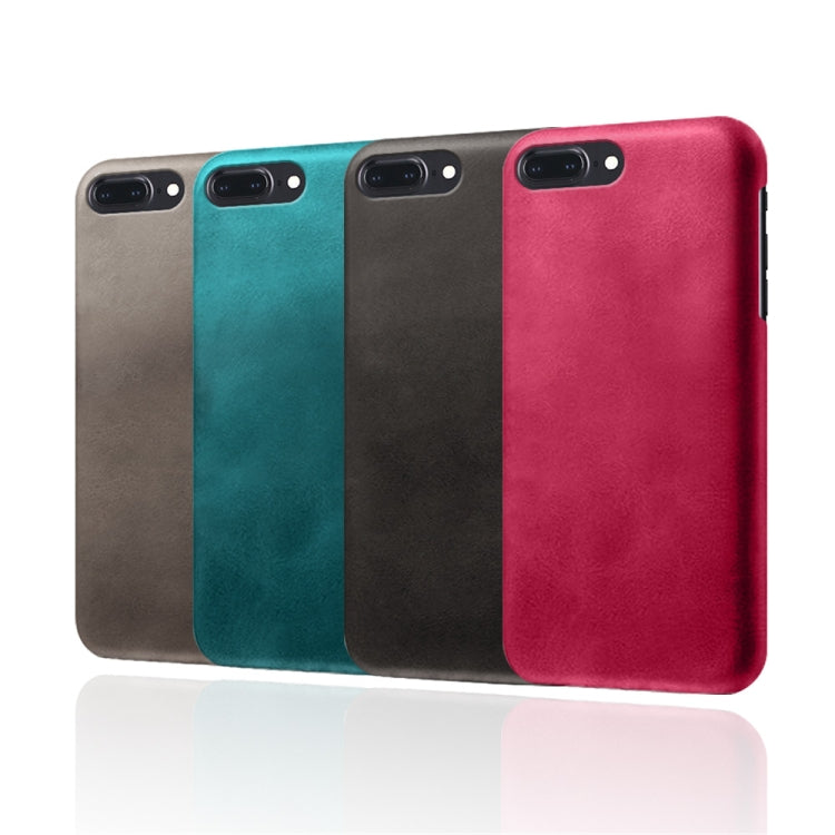 Calf Texture PC + PU Phone Case For iPhone 8 Plus & 7 Plus