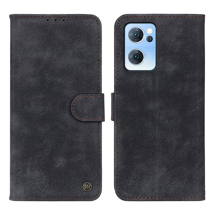 For OPPO Reno7 5G Antelope Texture Magnetic Buckle Leather Phone Case