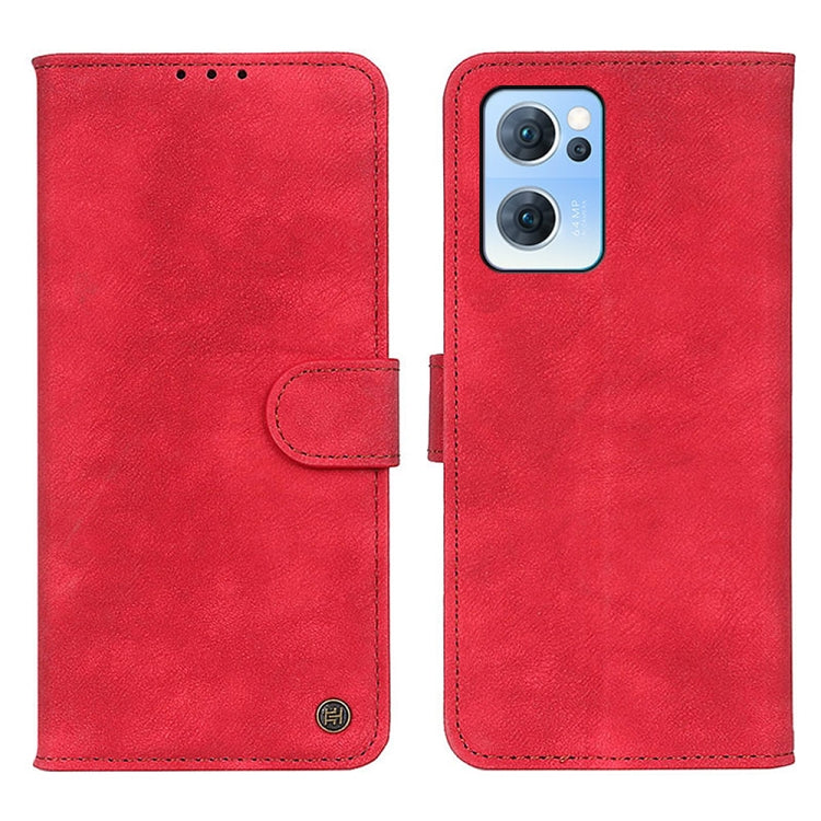 For OPPO Reno7 5G Antelope Texture Magnetic Buckle Leather Phone Case