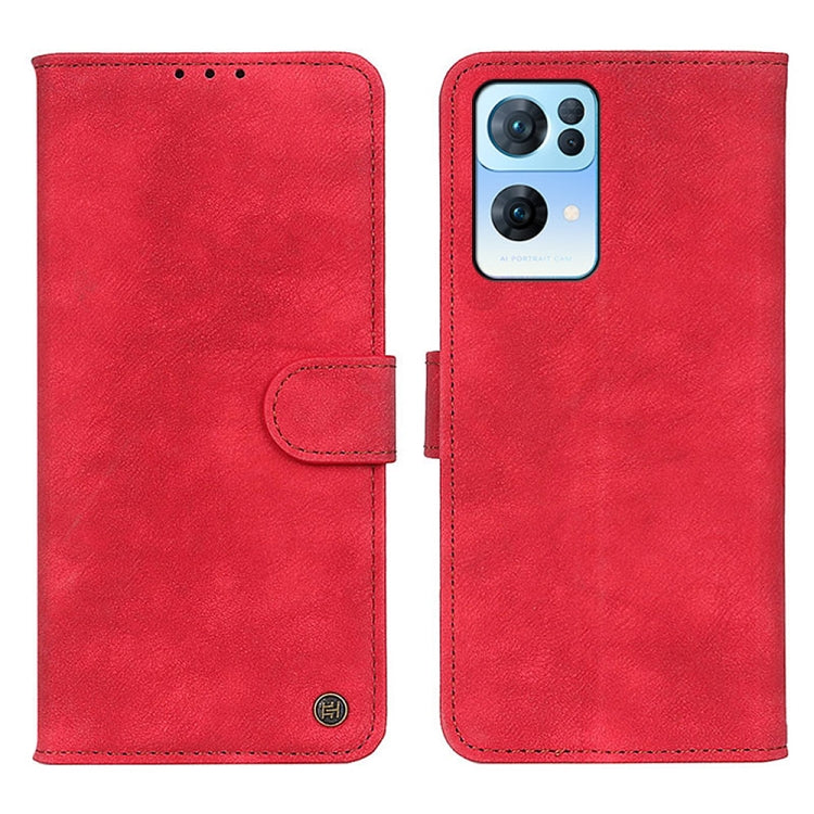 For OPPO Reno7 Pro 5G Antelope Texture Magnetic Buckle Leather Phone Case