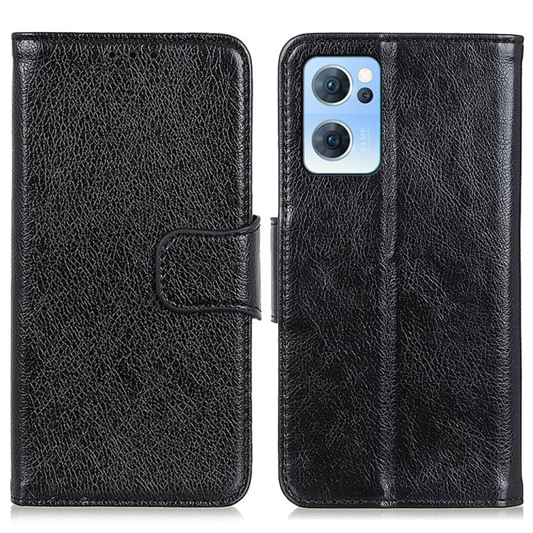 For OPPO Reno7 5G Nappa Texture Horizontal Flip Leather Phone Case