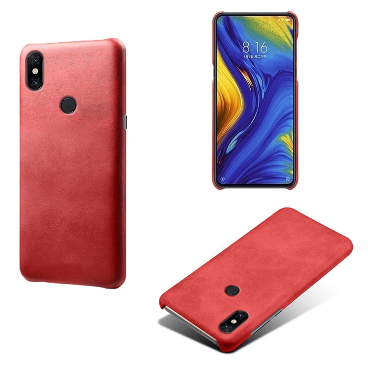 For Xiaomi Mi Mix 3 Calf Texture PC + PU Phone Case