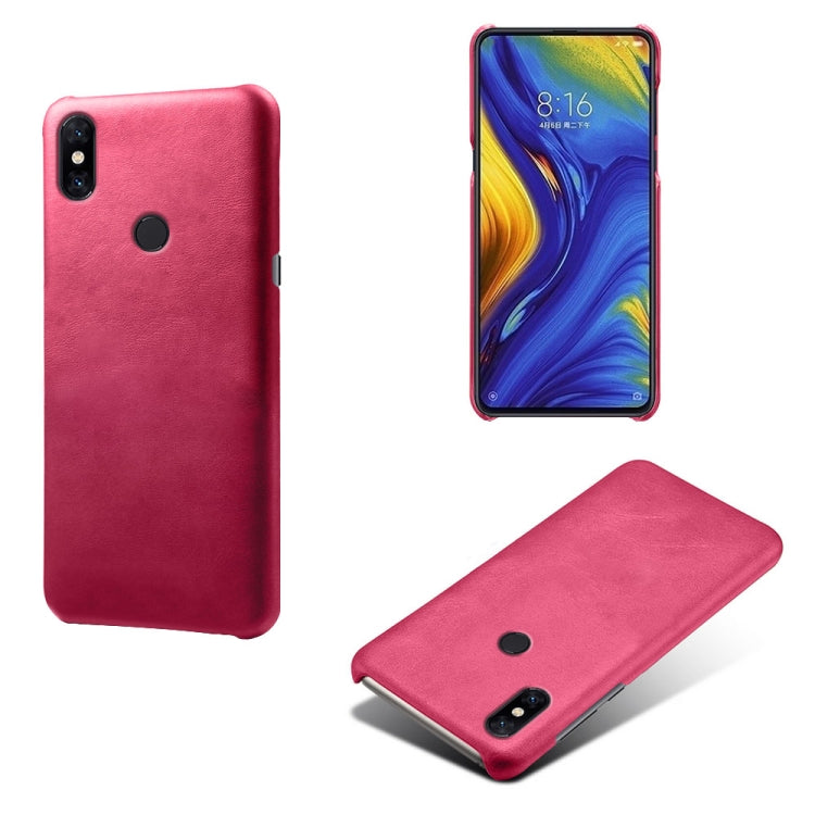 For Xiaomi Mi Mix 3 Calf Texture PC + PU Phone Case