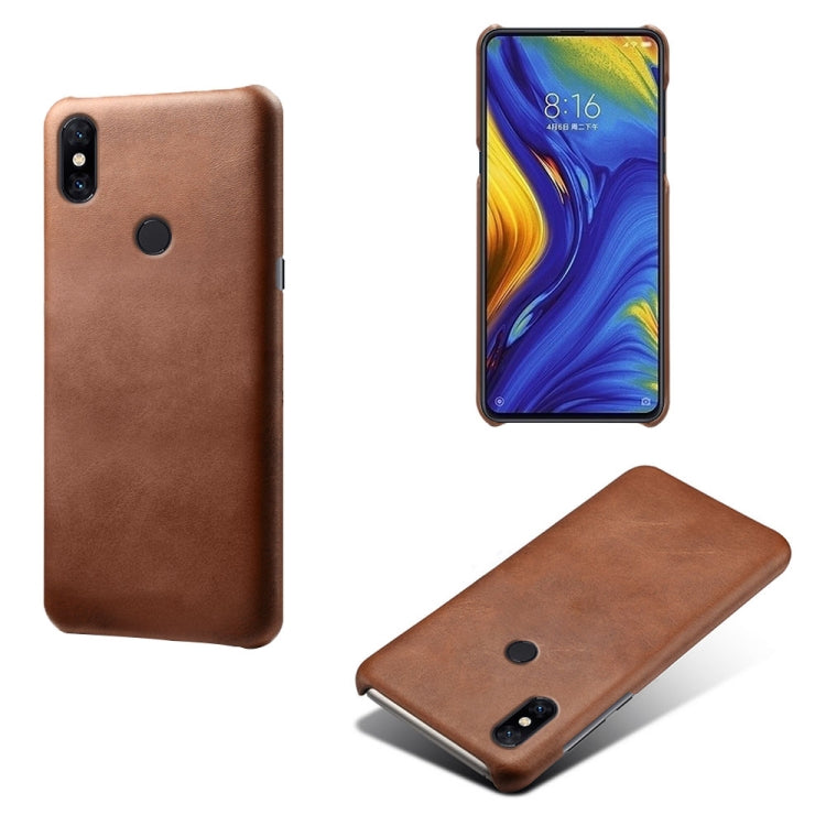 For Xiaomi Mi Mix 3 Calf Texture PC + PU Phone Case