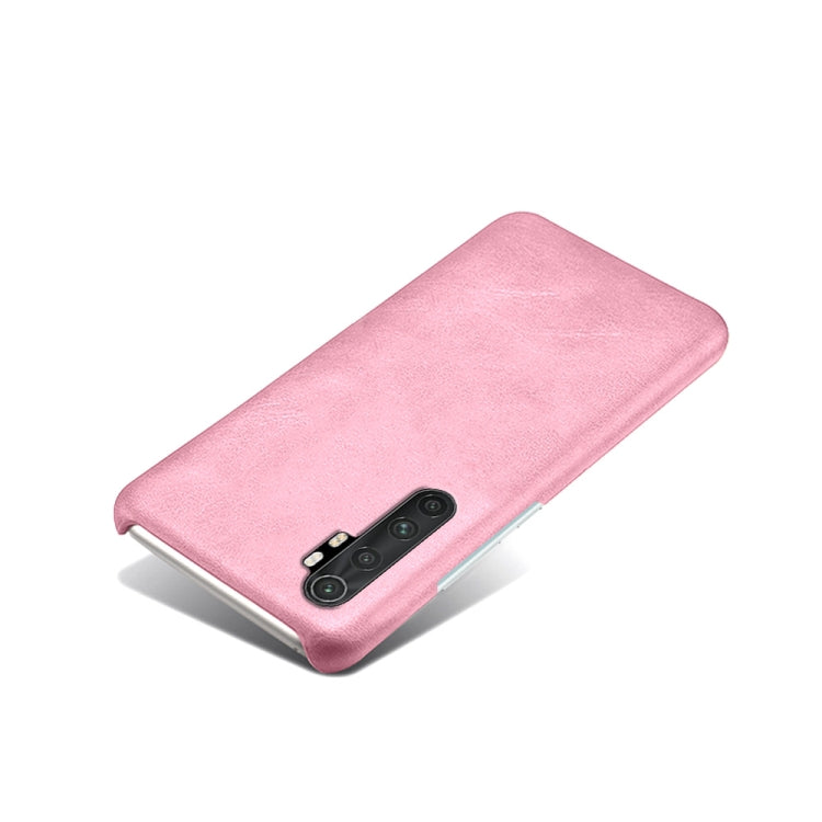 For Xiaomi Mi Note 10 Lite Calf Texture PC + PU Phone Case