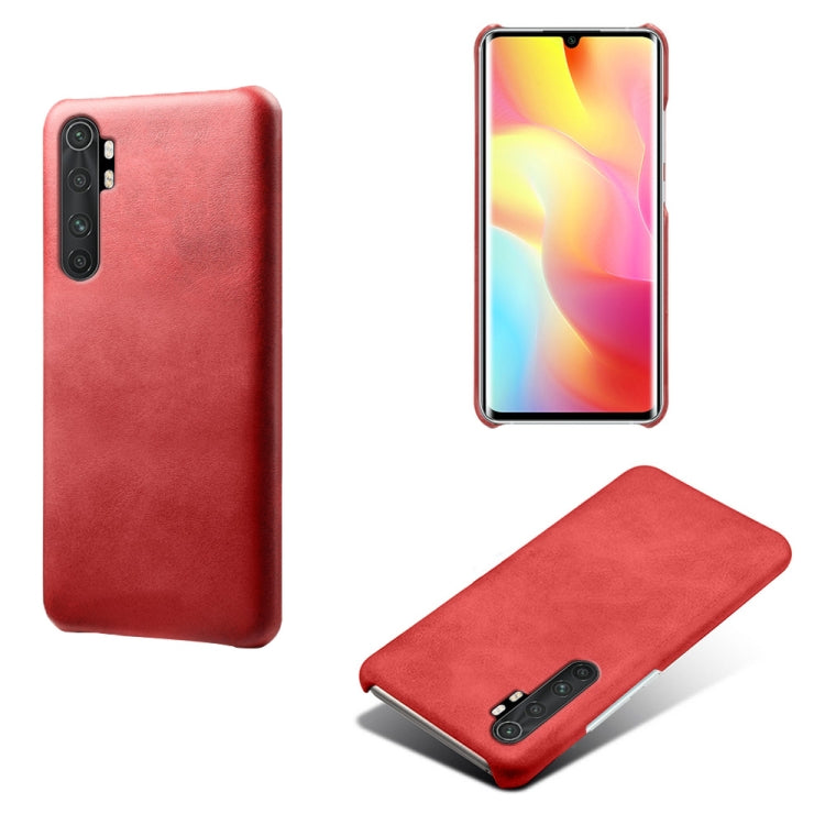 For Xiaomi Mi Note 10 Lite Calf Texture PC + PU Phone Case