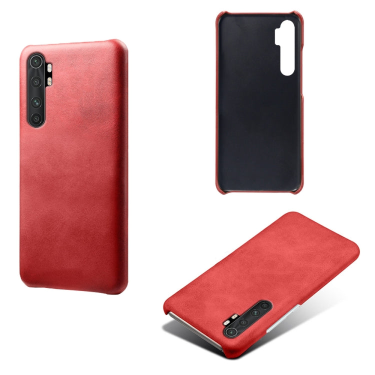 For Xiaomi Mi Note 10 Lite Calf Texture PC + PU Phone Case