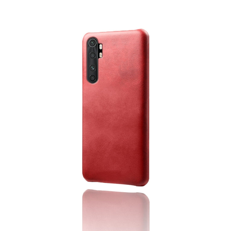 For Xiaomi Mi Note 10 Lite Calf Texture PC + PU Phone Case