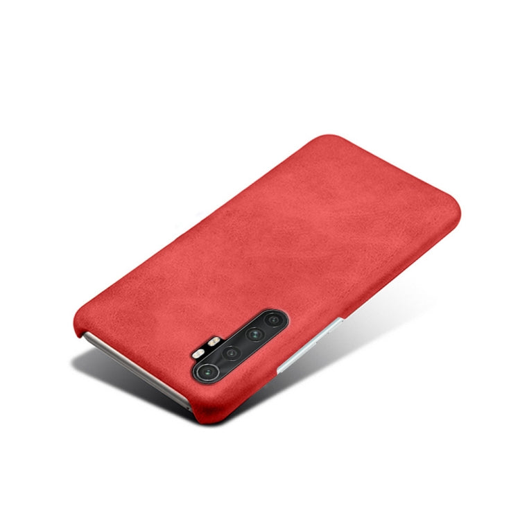 For Xiaomi Mi Note 10 Lite Calf Texture PC + PU Phone Case
