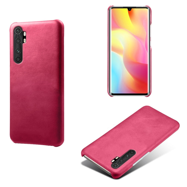 For Xiaomi Mi Note 10 Lite Calf Texture PC + PU Phone Case