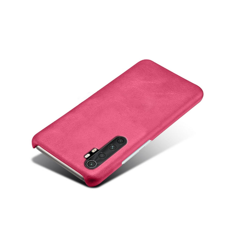 For Xiaomi Mi Note 10 Lite Calf Texture PC + PU Phone Case