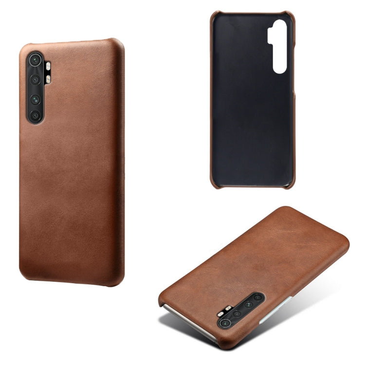 For Xiaomi Mi Note 10 Lite Calf Texture PC + PU Phone Case