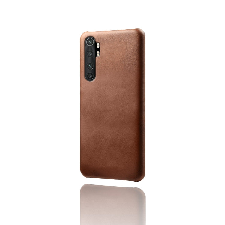 For Xiaomi Mi Note 10 Lite Calf Texture PC + PU Phone Case