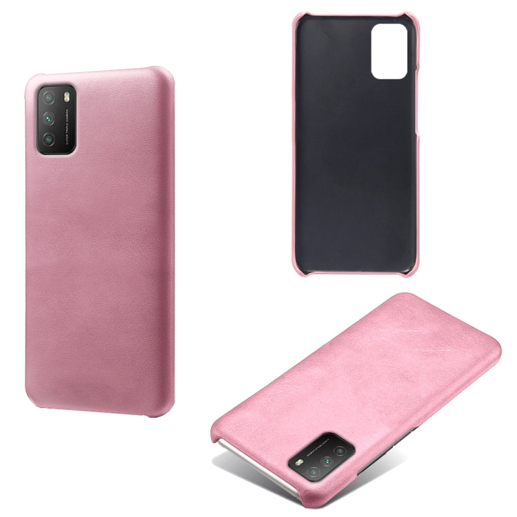 For Xiaomi Poco M3 Calf Texture PC + PU Phone Case