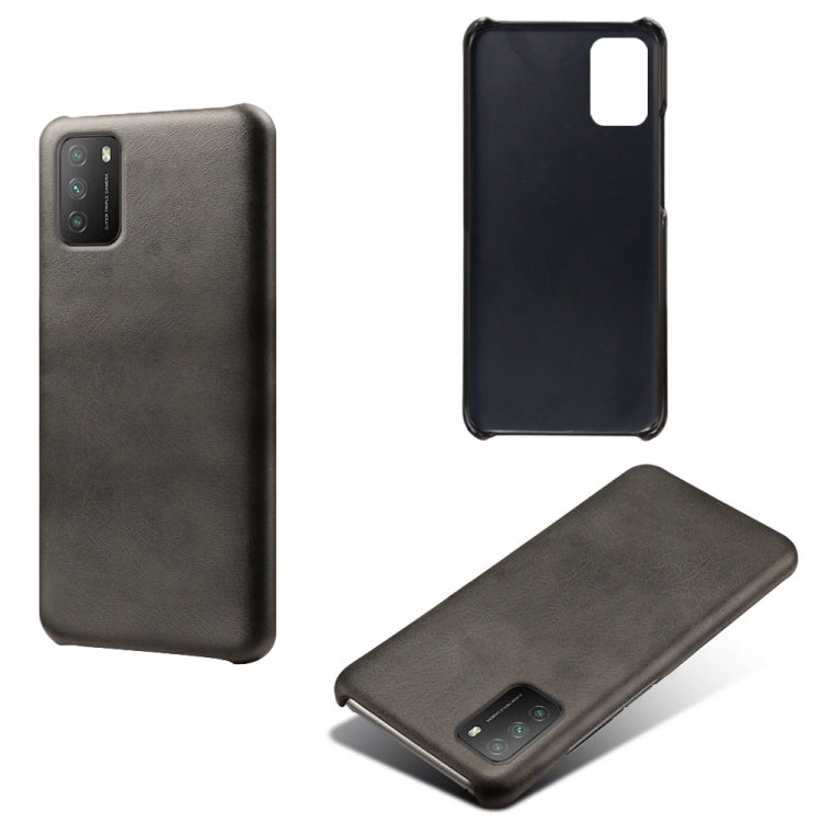 For Xiaomi Poco M3 Calf Texture PC + PU Phone Case